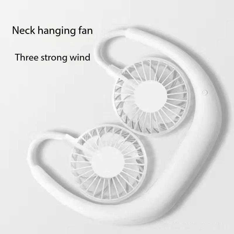 

Портативный шейный вентилятор, USB Hands Free, подвесной шейный вентилятор, перезаряжаемый, мини-спортивный, 3-скоростной, регулируемый шейный вентилятор, офисный, дорожный вентилятор