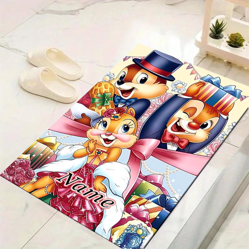 Custom 1Pc Chip Dale'S Festive Fun Rug Office Carpet Indoor Outdoor Entrance Doormat Nonslip Soft And Comfortable Living Room D91613