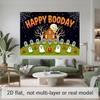 Party Backdrop Halloween Flat Banners Celebrations Wedding Enthusiasts Event Backdrop Decoration Front Door Decor Theme