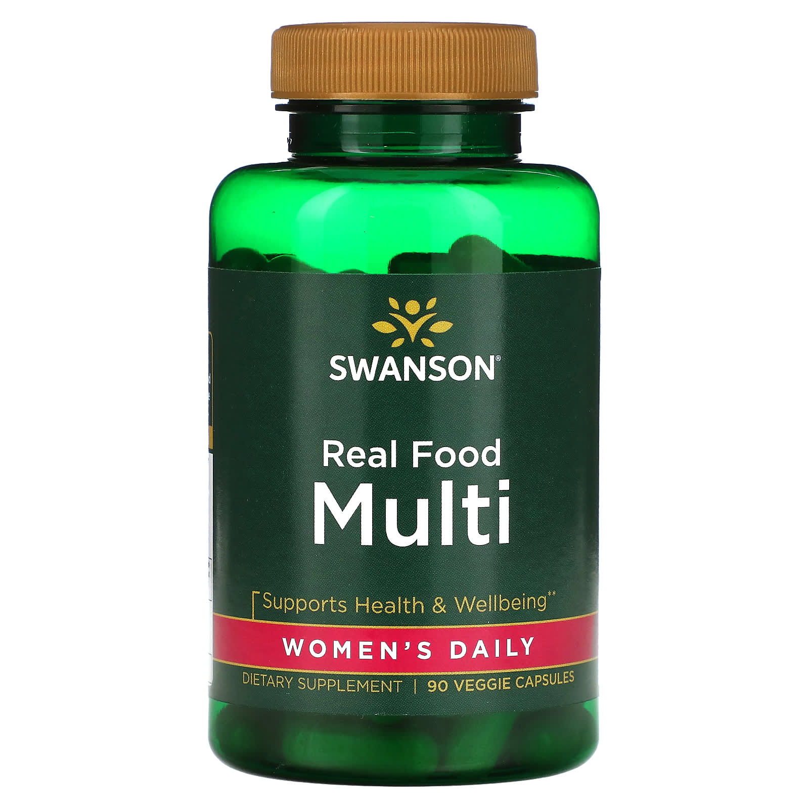 

Swanson, Real Food Multi, Women s Daily, 90 овочевих капсул