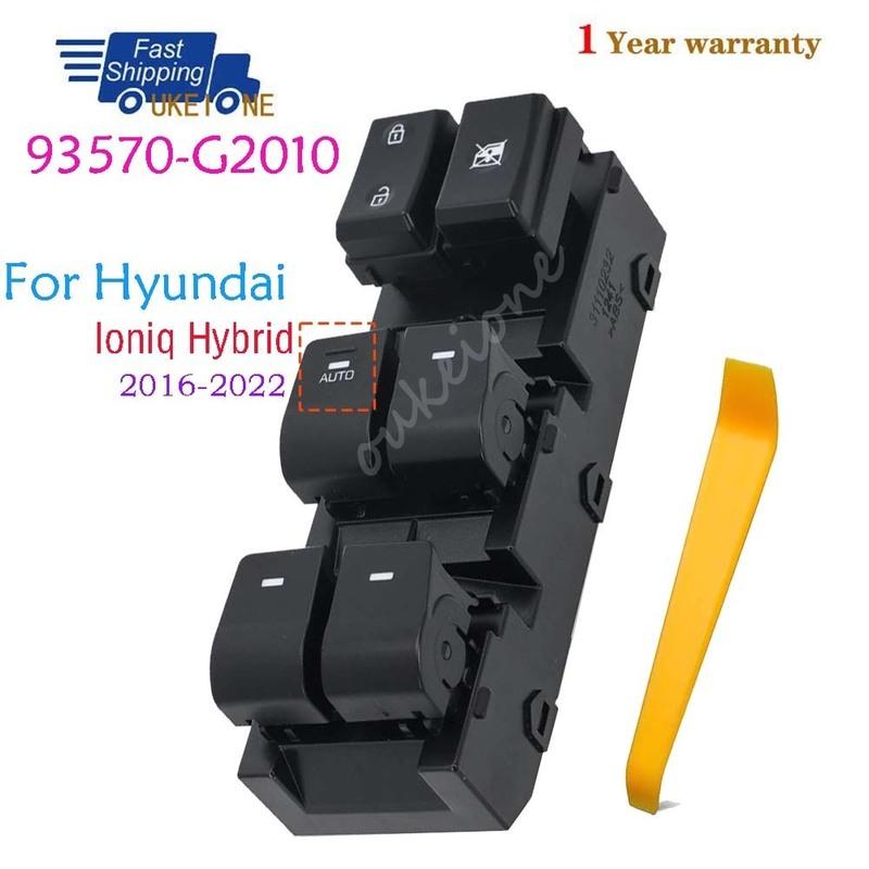 

93570-G2010 For Hyundai Ioniq Hybrid 2016- Front Left Master Driver Side Electric Power Lifter Window Switch Button Parts