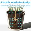 10PCS Prevent Root Rot Root Ventilation Pipes Soil Air Circulation Tubes  For Bonsai Potted Plants