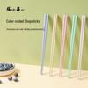 Zhang Xiaoquan Master Seal Colorful Alloy Chopsticks (10-Pair Set)