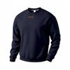 Mens Oversized Heavyweight Fleece-Lined Crewneck Sweatshirt Winter Warm Casual Long Sleeve Top