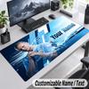 Custom Name Text Mouse Pad Erling Haaland Personalized Desk Pad For Work And Gaming