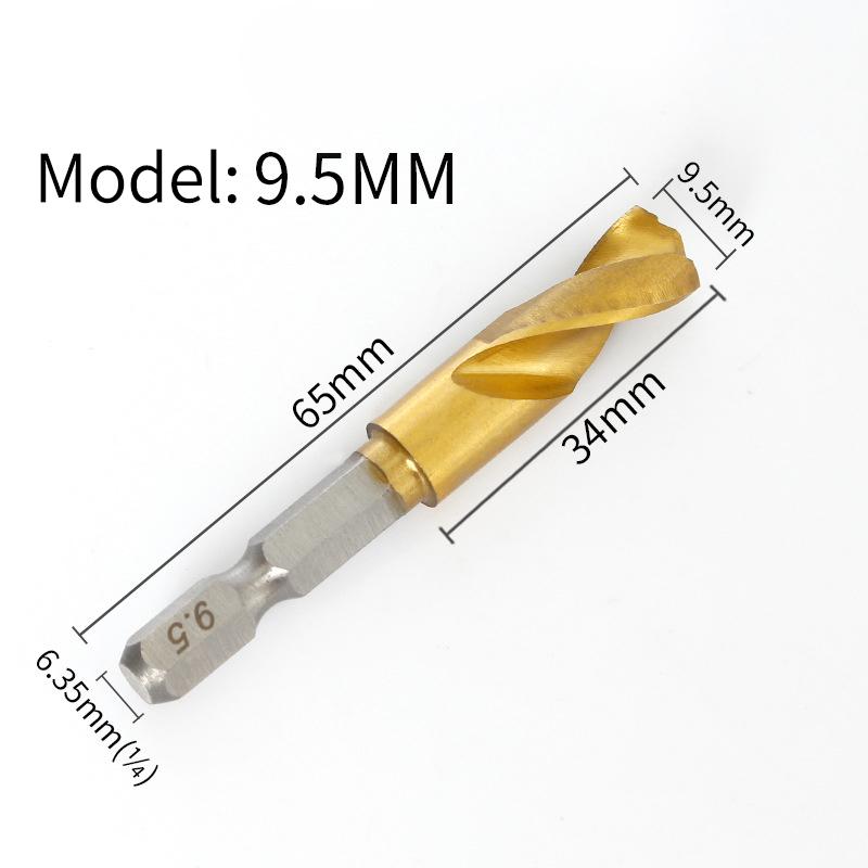 High Hardness 2-10Mm Twist Drill Bit Hex Shank Ultra-Short Hole Opener Stainless Steel Special Drill Wood Metal
