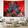 Chucky Print Wandkleed, Achtergrond, Eenvoudige Installatie, Ideaal voor Slaapkamer, Kantoor & Woonkamer, met Esthetische Wanddecoratie.