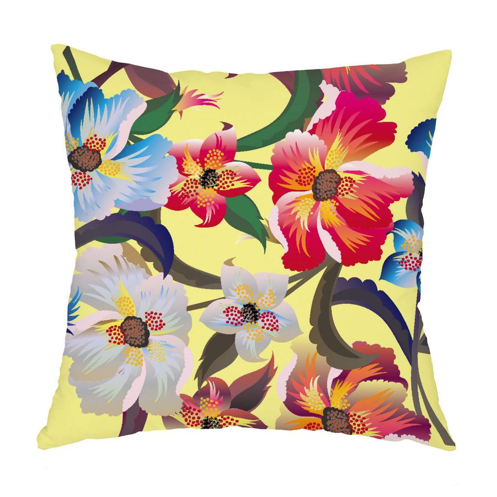 Boho Mandala Pillowcase  Home Decor Modern Garden Chair  Spring Colorful Flower