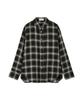 Emi Check Overshirt 13WFB254049 Women's Black