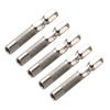 5Pieces Hex Bit Adapter Set Magnetic 1/4Inch To 4mm Precision Socket Shank for Screwdriver and Drill Tools