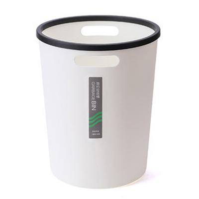 Organizador de plástico de buena dureza, gran apertura, sin tapa, contenedor de basura para el hogar