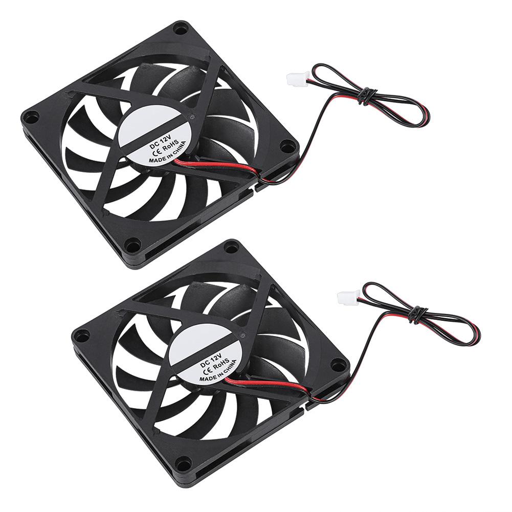 21.46CFM 2PCS 3D Printer Assembly Part High Speed Cooling Fan 12V 6000RPM