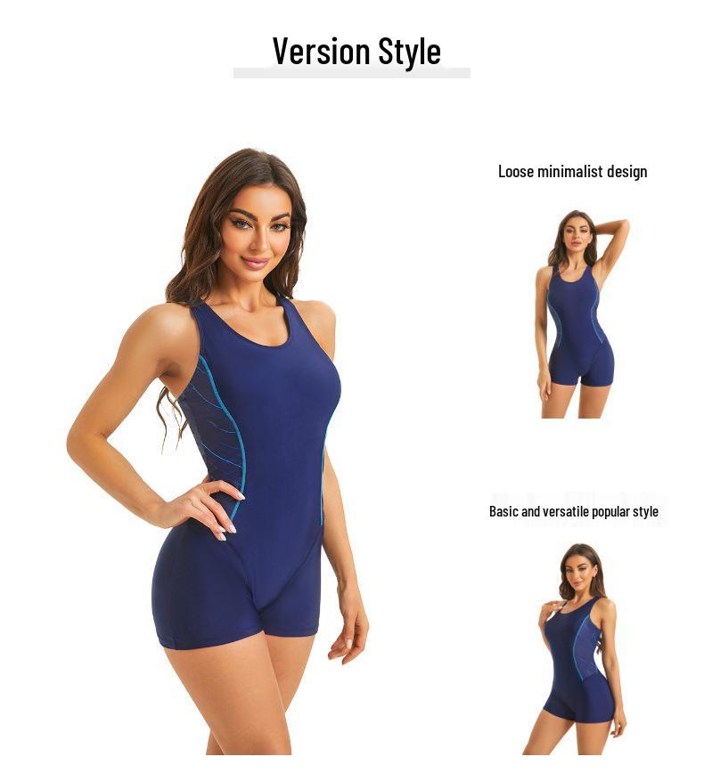 Dámské jednodílné závodní sportovní plavky pro horké prameny