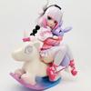 Cute Kobayashi-san Maid Dragon Figure Kanna Kamui Swinging Horse Anime Girl Action Toy Collection Model Doll PVC Chi No Poseable Articulated Scale