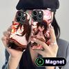 HSR Fugue Glass MagSafe Mobile Phone Case for iPhone 17 16 15 14 13 12 11 Air Pro Max Plus Mini Colorful Cover