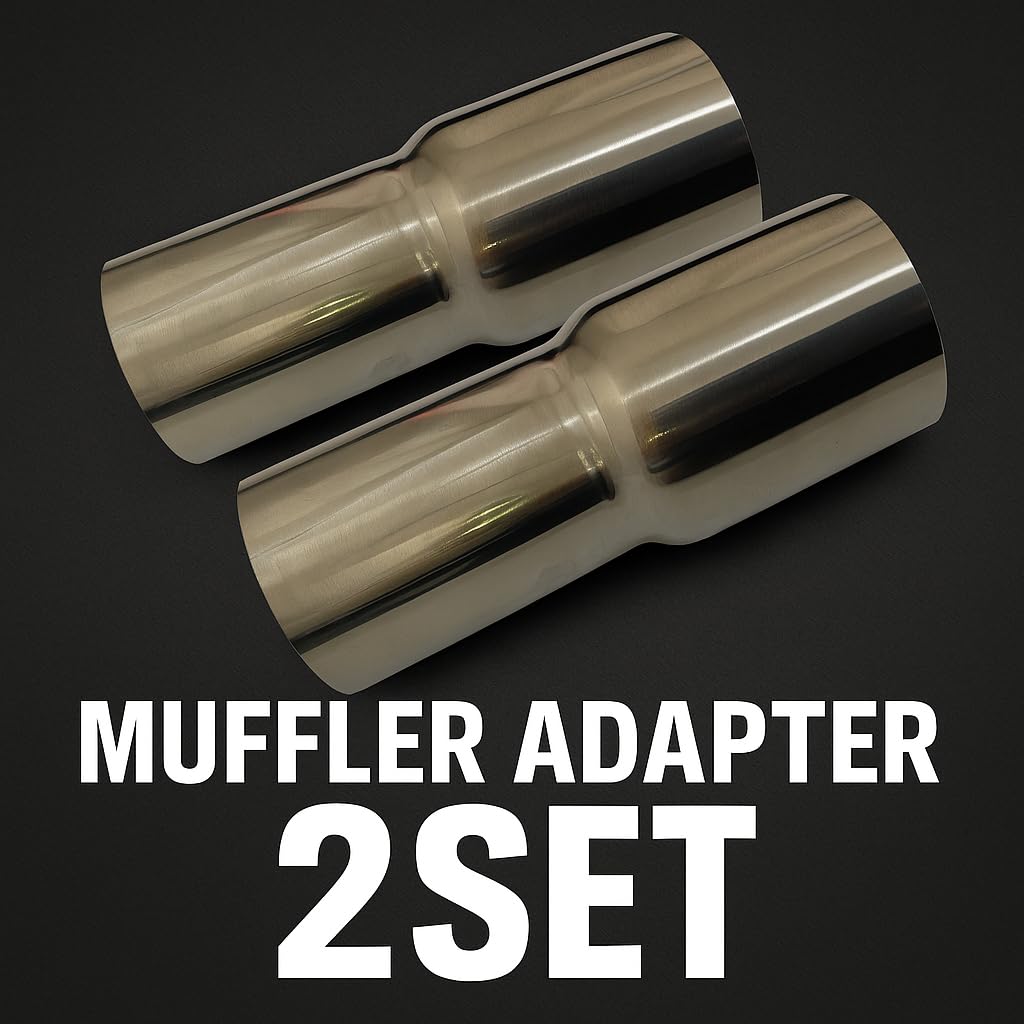 S-NET SN-305-MJ Motorcycle Bike Muffler Silencer Exhaust Conversion Pipe Adapter Joint SUS Stainless Steel One-Off Production SN-305-MJ (45-51 X 2)