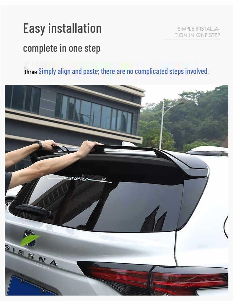 2021-2024 Sienna Roof Spoiler Euro Wing