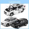 Alloy Toyota Highlander Car Model With Sound Light Steering For Gift Kids