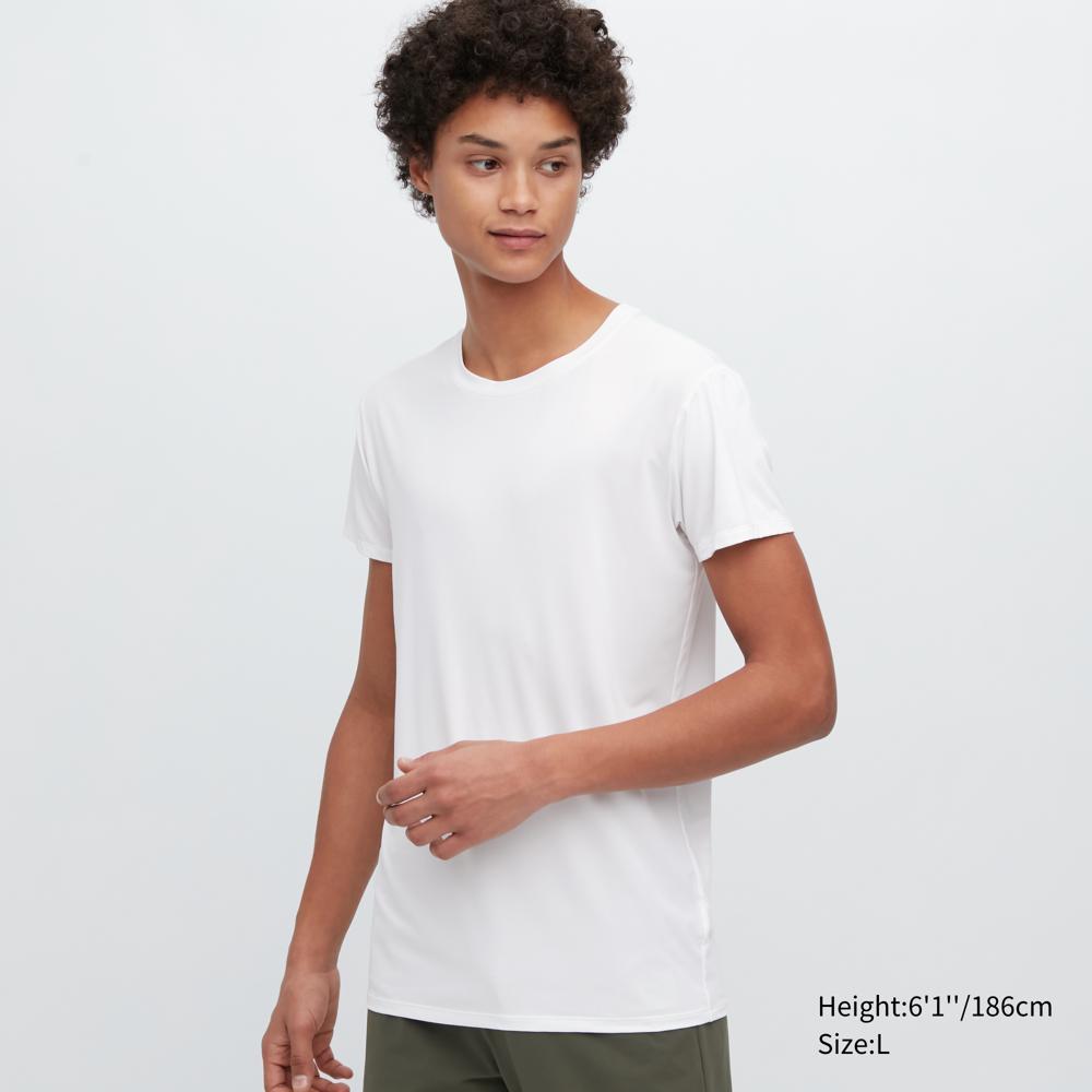 

UNIQLO AIRism с круглым вырезом и короткими рукавами