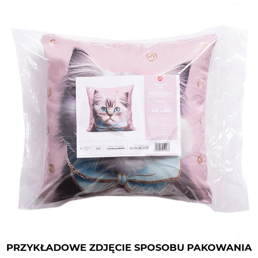Pies Poduszka Z Mikrofibry Wielokolorowa W Zwierzęta 40X40 Cm