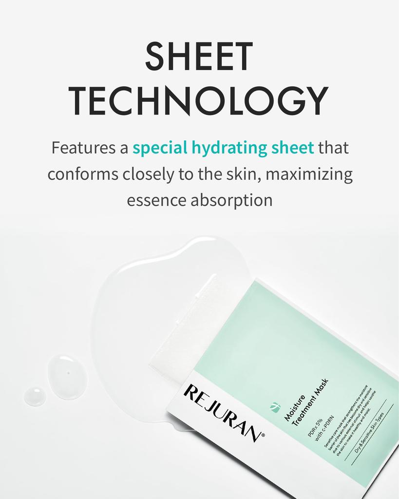 Official REJURAN Turnover Mask 5 Sheets PDRN Sheet Mask Night Care Firmness Moisturizing X Long-lasting (23ml 5EA)