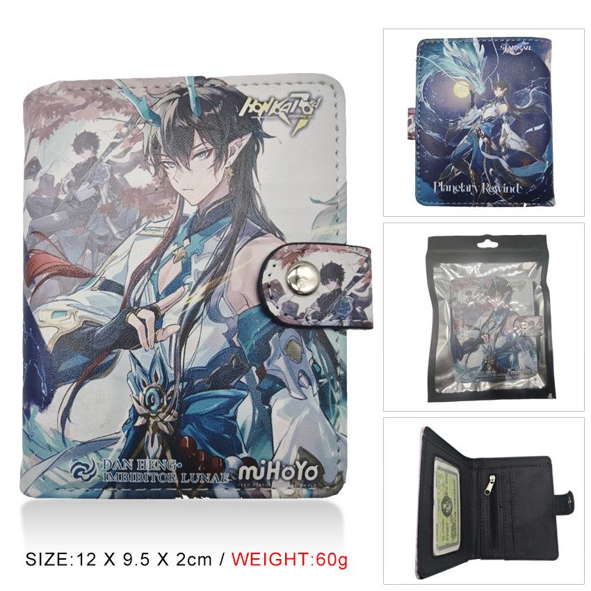 Honkai Star Rail Bocchi the Rock 3D Embossed Student Card Holder Wallet