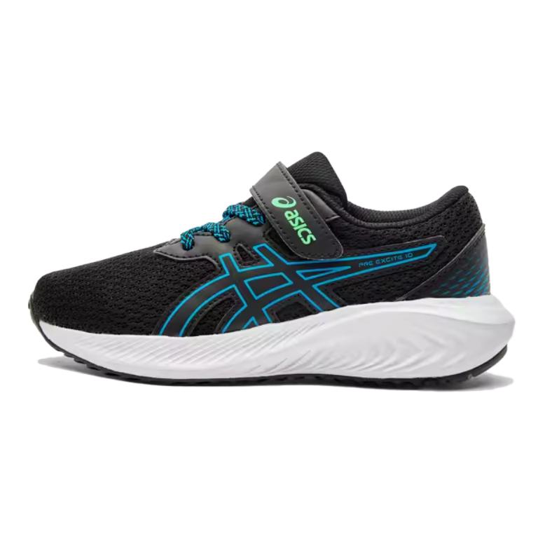 Asics Pre Excite 10 PS Black Digital Aqua Kids Sneakers 1014A297-005