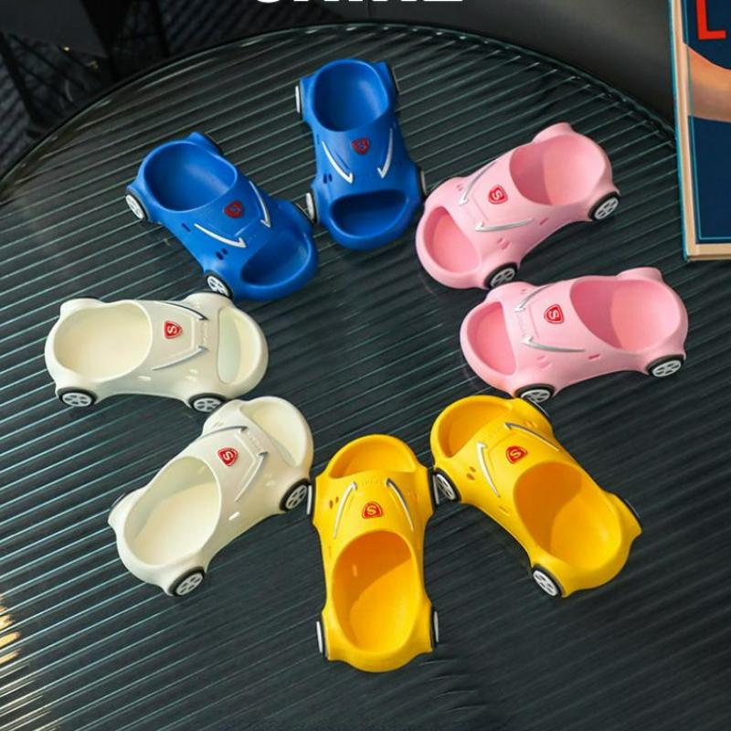 

Новые летние блестящие детские противоскользящие тапочки с подсветкой, трендовая обувь с мягкой подошвой для мальчиков и девочек с героями мультфильмов, блестящие тапочки One Step Flash