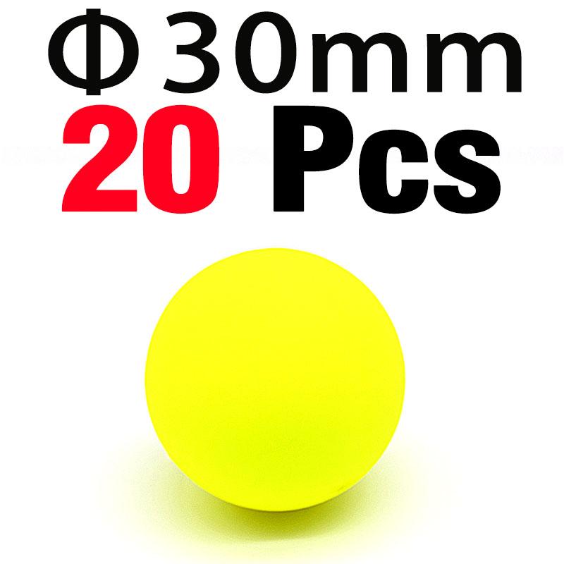 MNFT 20Pcs Foam Floats Ball Beads Pompano Float Bottom Rig Rigging Material for Saltwater Freshwater Fishing Fake Bait