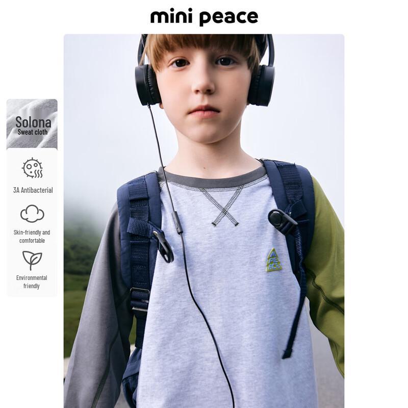 MiniPeace Boys Casual Long-Sleeve T-Shirt 140