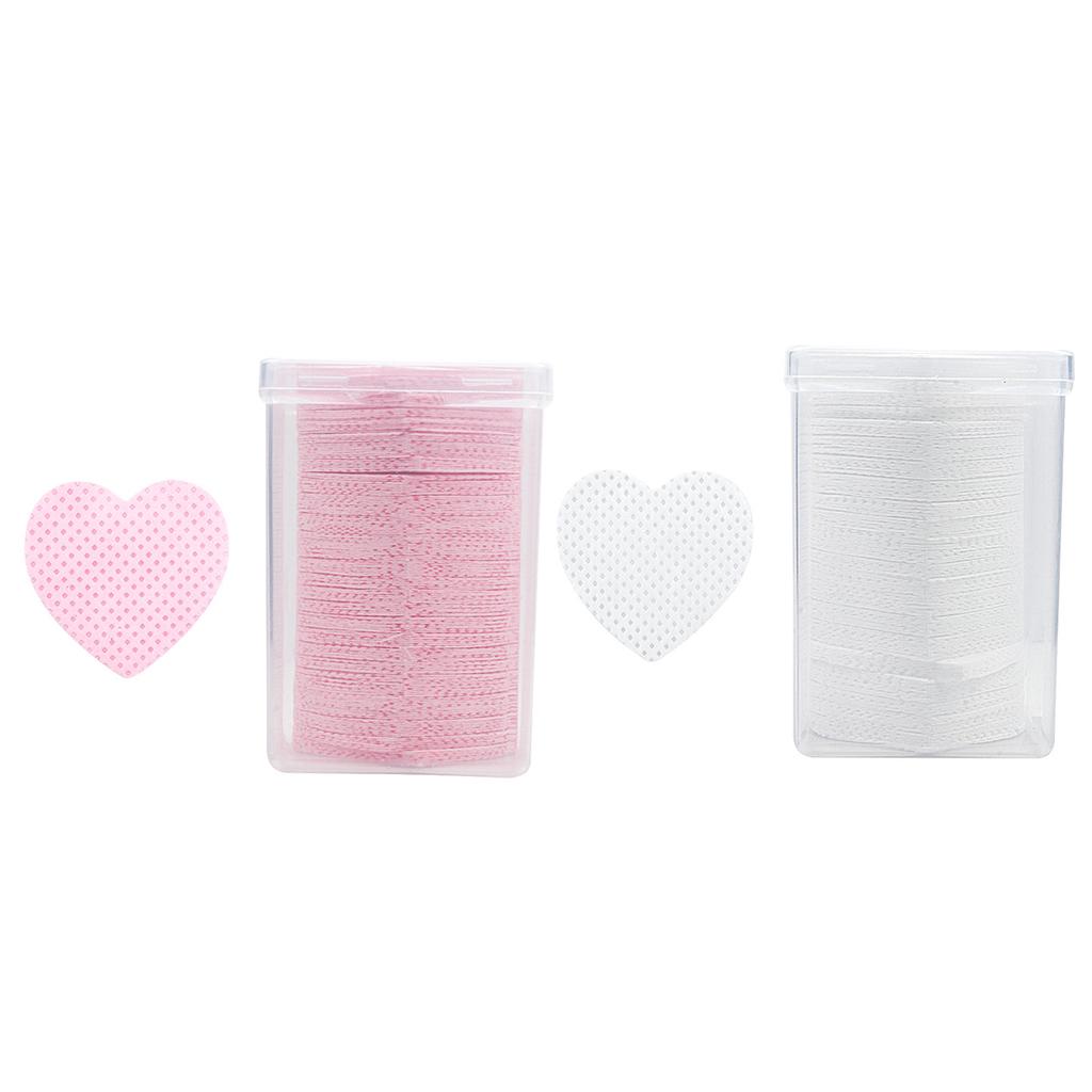 Eyelash Extension Glue Wipes Eyelash Glue Cleaner Non Woven Fabric Glue Wipes for Lash-Extension Glue Nail Polish Bottle