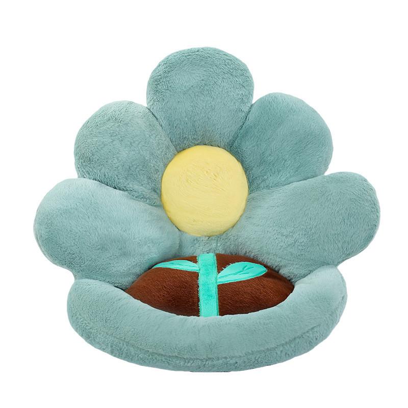 Flower Petal Seat Cushion Plush Car Pillow With Pp Cotton For Home And Office Use