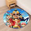 One Piece Printed Round Rug Carpet Chair Rug Area Rug Entryway Doormats,for Office Chair Living Room Bedroom Kitchen Room.