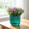 Self-absorbing Flowerpot with Absorbent Rope Transparent Water Level Flowerpot Honeycomb Texture Plant Pot for Indoor Plants