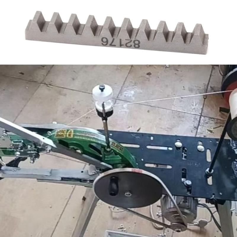 82176 Short Rack Gear Replacement Part for Hand Crank Shoe Repair Machine, Metal Rack for 29K 29K71 29K73 Repair Service Tasks Shop