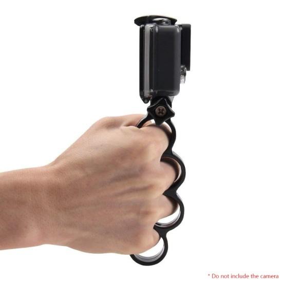 Handheld Knuckles Fingers Grip Ring Monopod Mount for GoPro Hero 4/3+/3 Camera