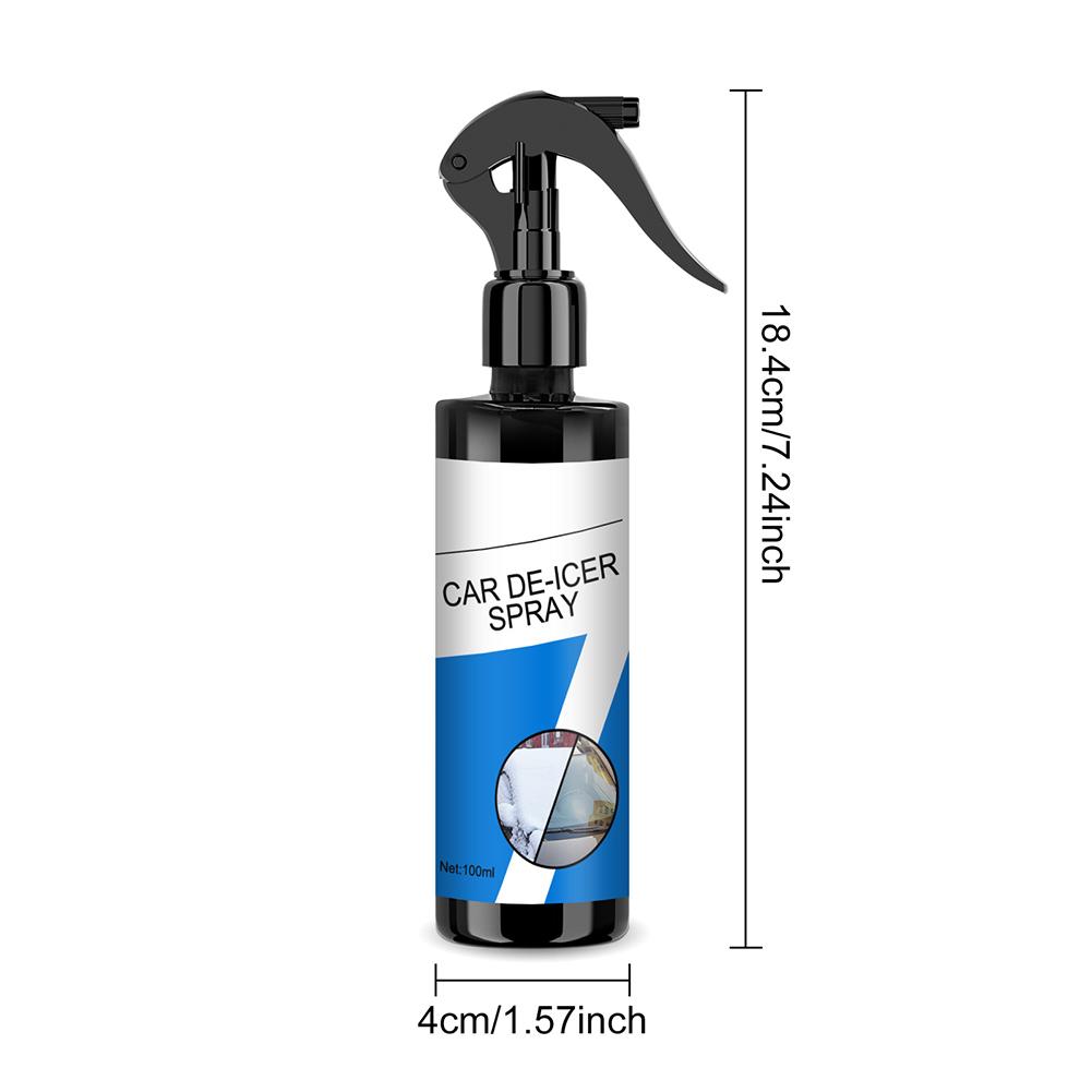 100 ml Odmrazovací sprej pro auto Zimní Odstranění sněhu Čelní sklo Anti Frost Víceúčelový čistič na rozpouštění ledu pro Auspicious