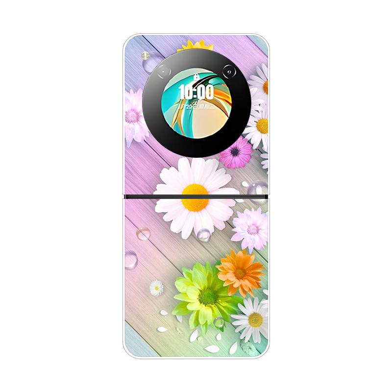 Pevný PC kryt pre ZTE Nubia Flip 2 Nárazuvzdorné puzdrá na telefón pre ZTE Libero Flip 2 5G Zadný priehľadný kryt Flip2 Coque Funda