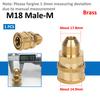 M14 M18 M22 Quick Connector High Pressure Quick Coupling For Car Washer Water Gun Adapter Joints Garden Irrigation Accessories