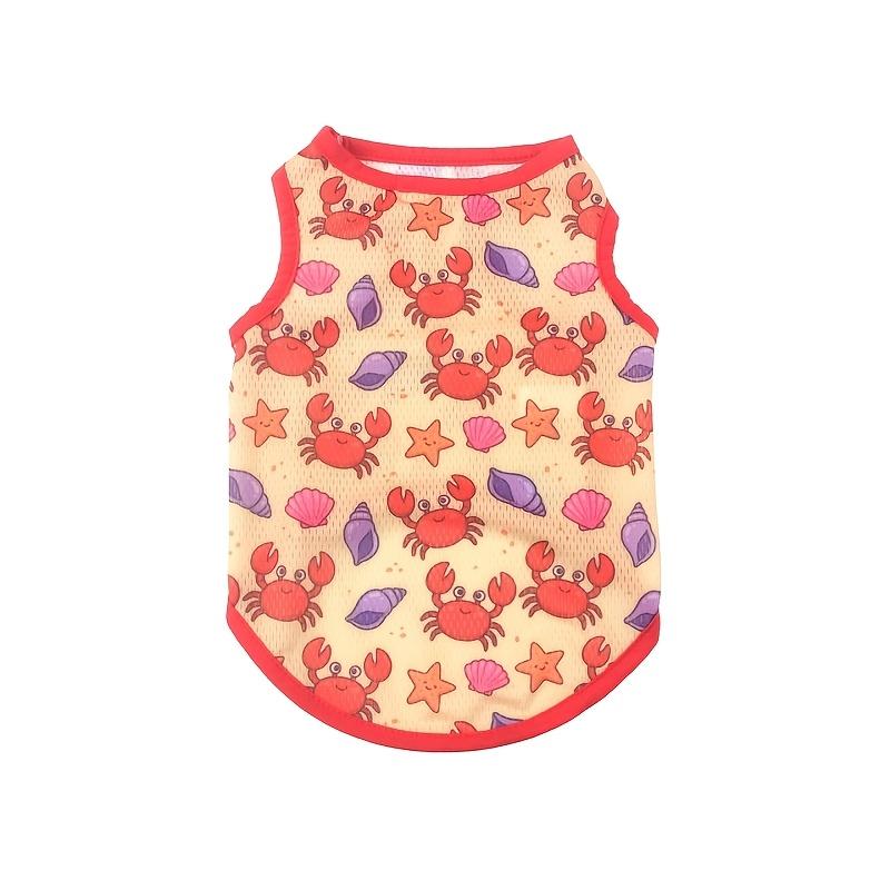 Spring and summer new mesh breathable thin cat vest pet dog clothes XS
