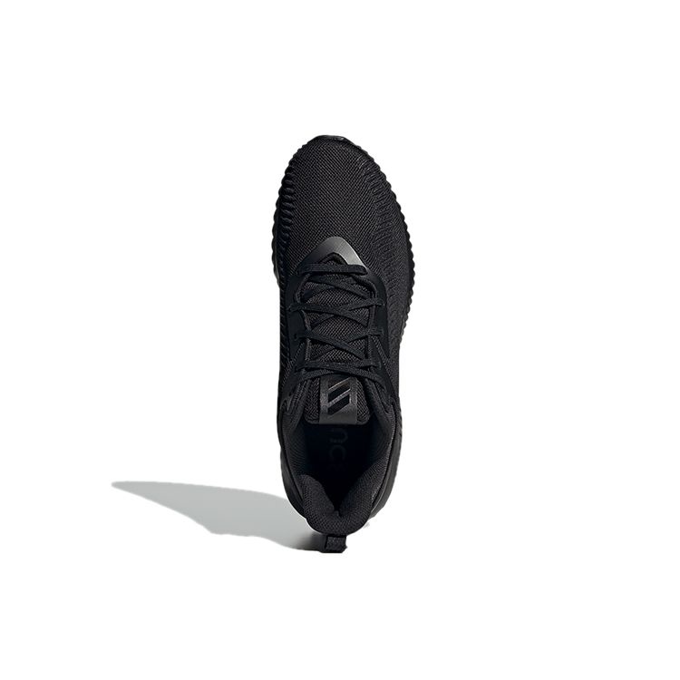Adidas Alphabounce Daily Versatile Fabric Shock Absorption Non-Slip Durable Breathable Low-Top Running Shoes Unisex Running Shoes Black GY5403