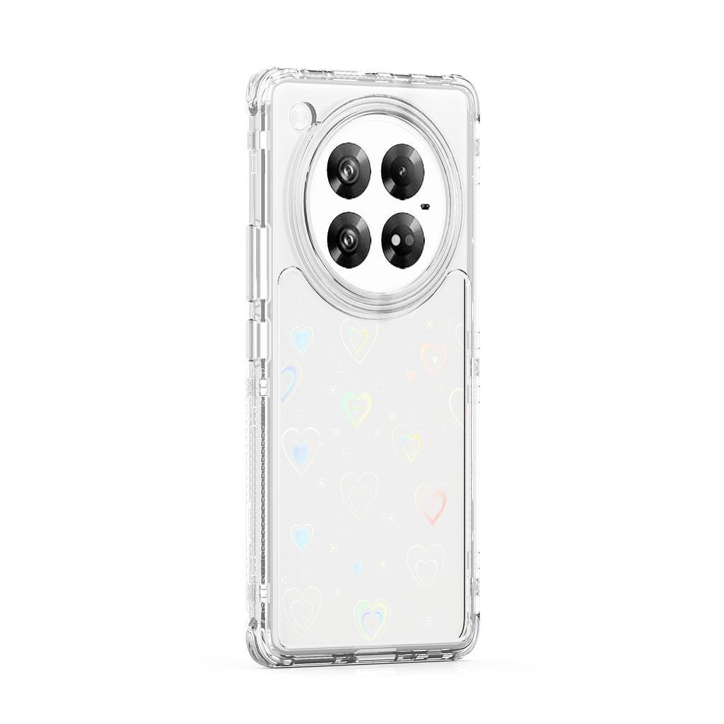 For Infinix Zero 40 4G/5G Case Clear Acrylic TPU Hybrid Phone Cover with Laser-printed Film