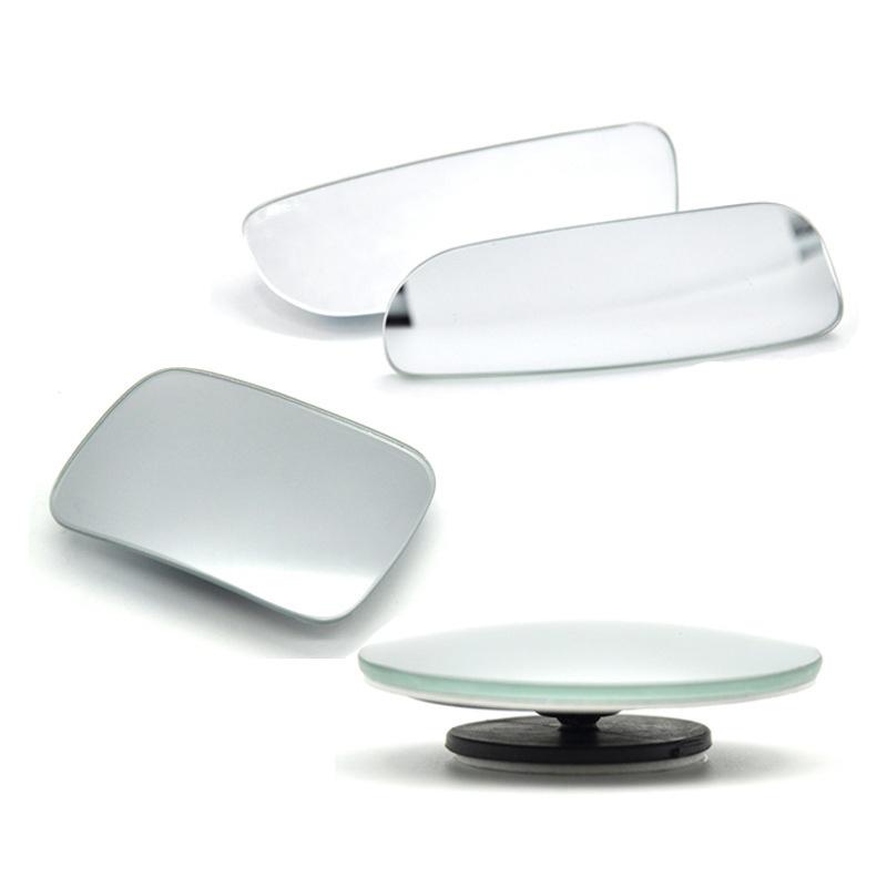 2Pcs Car Rearview Mirror Blind Spot Automobile 360 Degree Adjustable Wide Angle Rearview Mirror Auto Exterior Accessories