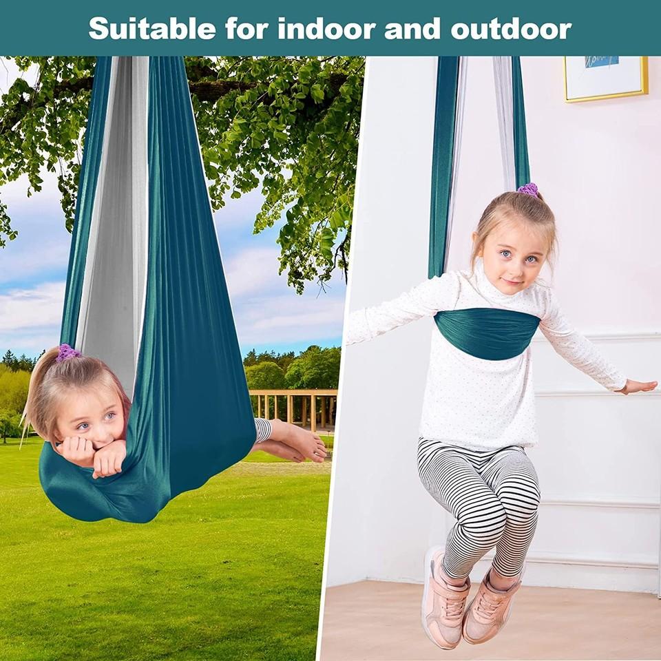 Therapy Swing Hammock Double Swing Cloth Kids Gifts for Autism