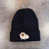 Fashion Knitted Hat With Capybara Embroidery Design Suitable For Daily Use