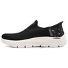 Go Walk Fashionable Durable Low-Top Casual Shoes Women Sneaker Black 124822-BKPK