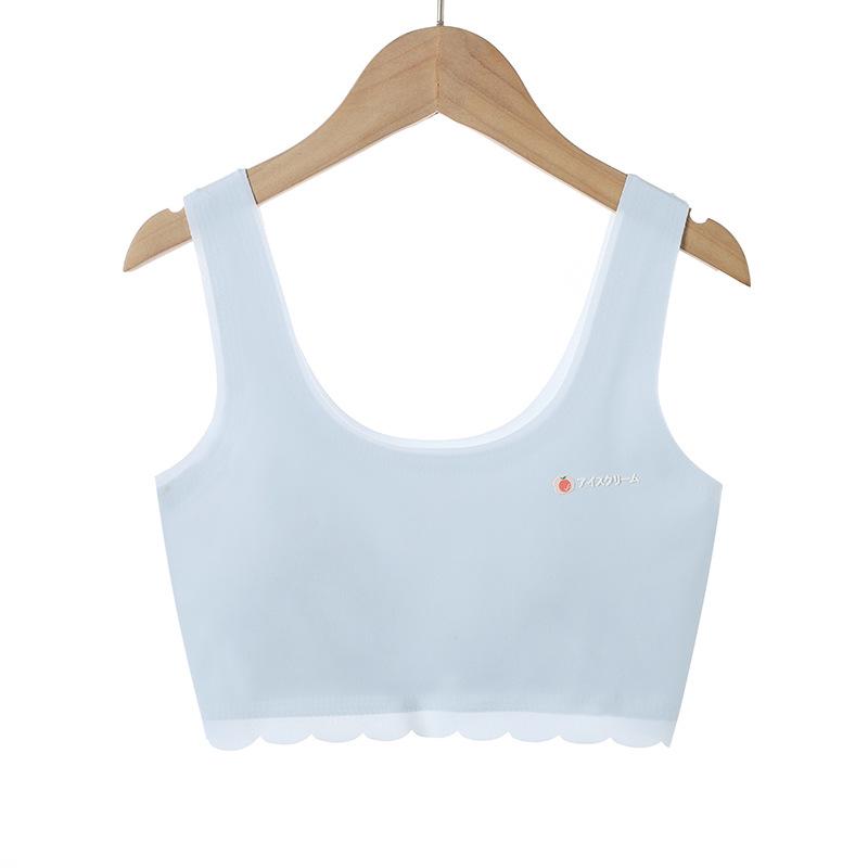 Ice Silk Youth Bra - Seamless Underwear for Junior & High School Girls