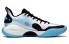 Li Ning YuShuai Team Lightweight Cushioning Slip Resistant Low Top Basketball Shoes Men's White Black ABPT039-1