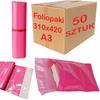 Pink Courier Poly Mailers A3 310X420Mm - 50 Pcs