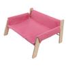 Elevated Cat Couch Wood Structure Stable Support Relaxing Strong Load Capacity Cat Sofa Bed for Home